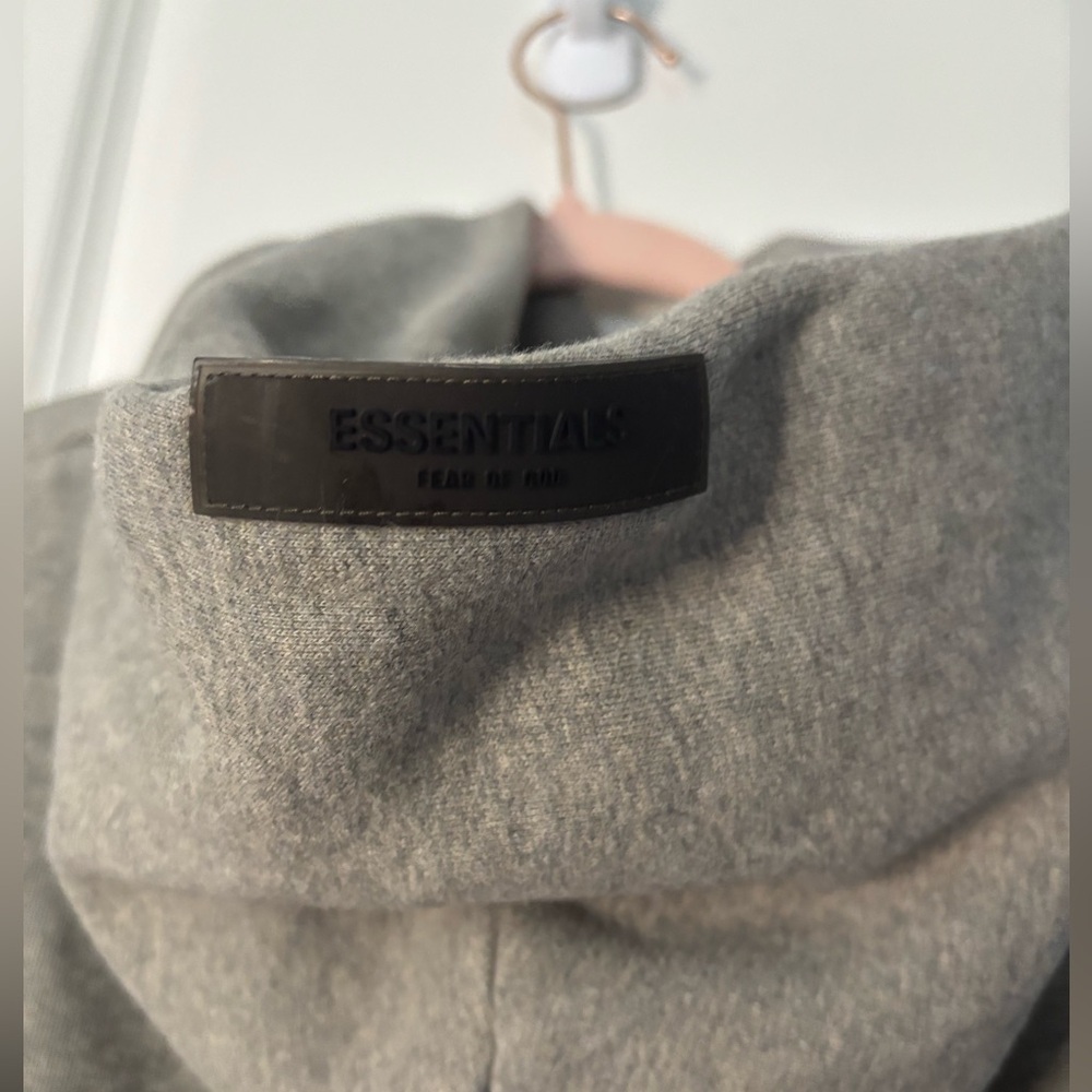 Essentials Heather Gray Pullover - image 3